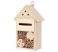TINEASUR 1pc Outdoor Beehive House Insect Shelter for Garden Decoration for Boys and Girls Natural Wood Cabin for Insect Observation