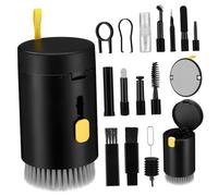 TINEASUR 1set Electronics Cleaning Kit Comprehensive Computer Keyboard and Earphone Cleaning Tools Gentle Delicate Surfaces Convenient Storage for