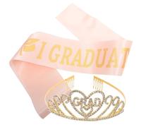 TINEASUR 1set Graduation Sash Rhinestone Kit for Graduation Parties and Ceremonies Includes for Memorable Celebrations