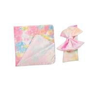 TINEASUR 1set Newborn Photography Props Soft Silk Wraps and Headband Set for Photo Sessions Adorable Design