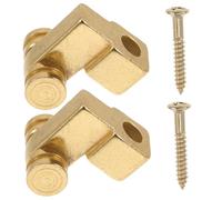 TINEASUR 2 Sets Metal Electric Guitar String Trees with Mounting Screws String Retainers for Stable Tuning and Improved Tone Accuracy Lightweight and Easy to Install Guitar Parts