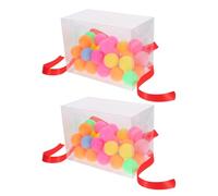 TINEASUR 2 Sets Swing Shaking Balls Game with Waist Strap and 20 Ping Pong Balls Interactive Party Games for Bridal Shower and Outdoor Events for Bachelorette Activities