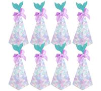 TINEASUR 20pcs Candy Cases Small Paper Boxes Cartoon Mermaid Shape Lightweight Party Favor Containers Can Be Filled with Candies Easy to Carry for Wedding and Halloween