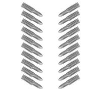 TINEASUR 20pcs Silver Clarinet Flat Head Screws for Woodwind Instrument Repair and Maintenance Metal Hardware Replacement Parts for Clarinet and Wind Instrument Repairers