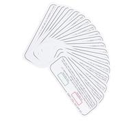 TINEASUR 20pcs UV Testing Indicator Cards for Accurate Assessment with Display, Pvc Material UV Detection Strips Suitable for Factories and Laboratories