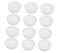 TINEASUR 20pcs White Plastic Round End Caps for Kraft Paper Tubes Protective Plug Caps for Mailing Tubes Transport Blanking Covers