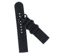 TINEASUR 22mm Nylon Watch Strap with Sturdy 2-joint Webbing, Comfortable Wearing and Strong Durability, Replacement Band for Swimming and Diving Watches