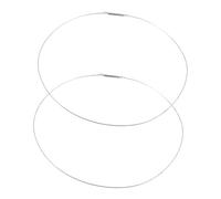 TINEASUR 2pc Washing Machine Door Seal Ring Replacement Clamp Fit Front Load Washer Spring Loaded