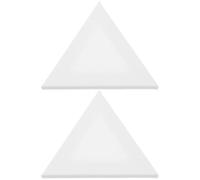TINEASUR 2pcs Acrylic Porch Decorative Drawing Board Oil Painting Panel Triangle Creative Cotton Painting Board for Student Artists DIY Suitable for Media Built for Permanence and Stability