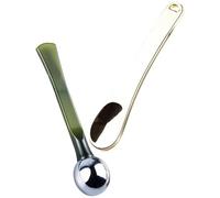 TINEASUR 2pcs Beauty Scoops Cosmetic Spatula Lightweight No Waste Plastic Metal Lotion Spatula Facial for Cosmetics Application