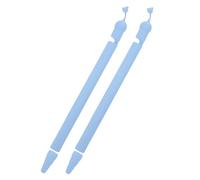TINEASUR 2pcs Blue Silicone Pencil Sleeve Protector for 1st Gen Stylus Pen Anti-fall Holder Case with Cartoon Bear Design Stylus Cover for Tablet Accessories