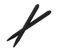 TINEASUR 2pcs Capacitive Pen for Teaching All-in-one Machines, Dual-tip Abs Touch Screen Stylus with Comfortable Grip for Business Meetings and Teacher Use, Black