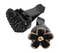 TINEASUR 2pcs Car Air Vent Clips Elegant Aroma Diffuser Decor for Car Interior Stylish and Playful Design Easy to Attach Enhances Atmosphere with Glamorous Touch