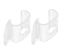 TINEASUR 2pcs Cordless Blind Handles Replacement Clip for Horizontal Blind 2.24x1.49x0.59in Plastic Sturdy Strong Window Treatment Hardware