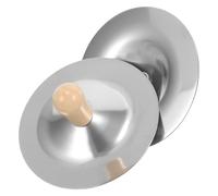 TINEASUR 2pcs Finger Cymbals Mini Percussion Instruments for Rhythm Learning Belly Dancing Party Music for Boys and Age