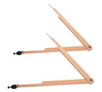 TINEASUR 2pcs Huge Wooden Compass Math Teaching Aids Drawing Compass Drafting Tools for Blackboard Teacher Demonstration Student Stationery