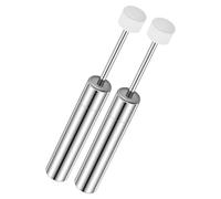 TINEASUR 2pcs Mini Soft Close Damper Slow Close Damper Trash Can Shock Absorber 55-59 N Silver Nickle Plated Iron for Trash Can Lid and Office Event