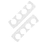 TINEASUR 2pcs Nail Art Toe Separators Feet Toe Separators Silicone Simple Shape Easy to Use Maintain Proper Alignment Women Beautifully Designed Practical for Nail Art Salon Use