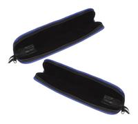 TINEASUR 2pcs Oxford Cloth Flute Carrying Bag Music Recorder Instrument Case Simple Design Workmanship 13.76x1.97x1.77in Convenient to Carry and Protects Flute from Bumps and Scratches