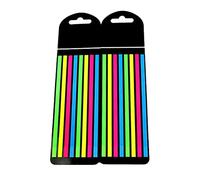 TINEASUR 2Pcs Plastic Highlighter Strips, Assorted Colour Page Markers for Reading, Practical Bookmark Accessory for Schools and Offices