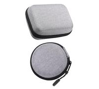 TINEASUR 2pcs Portable Eva Microphone Storage Bags for USB Cables and Earphones, Waterproof Electronic Product Organizer Cases, Convenient for Journey and Vocation Use