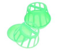 TINEASUR 2pcs Poultry Feeding Troughs Food Holders for Chickens and Geese Design Prevents Food Waste for Farm Home Use