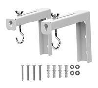 TINEASUR 2pcs Projector Screen Ceiling Mounts Mounting Hook Brackets for Projection Screen in Office Home Theater
