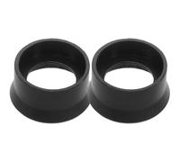 TINEASUR 2pcs Rubber Eyepiece Shields Eye Guard Cups for Binoculars and Stereo Microscopes, Thick No.9 Black Rubber Eyepiece Covers for Eye Protection in Scientific and Educational Use