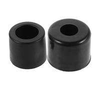 TINEASUR 2pcs Rubber Protection Blocks for Trucks and Trailers, Black Rubber Bumper Pads with Impact Absorption and Weather Resistance, for Truck Loading and Unloading Operations
