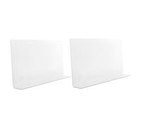 TINEASUR 2pcs Shower Screens for Baths Caddy Splash Guard Modern Stylish Shower Water Barrier Easy Install