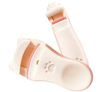 TINEASUR 2pcs Small Eyelash Curlers Lightweight Silicone and Abs Makeup Tool for Creating Curly Lashes, Portable and Suitable for Everyday Use Anytime and Anywhere