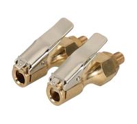 TINEASUR 2pcs Tire Clamp Car Truck Air Chuck Quick Connect Locking Chuck for Tyre Inflation