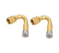 TINEASUR 2pcs Tire Valve Extension Bend Valve Stem Extender for Car Motorcycles