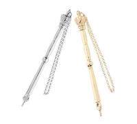 TINEASUR 2pcs Torah Reading Pointer Jewish Scripture Bible Pointer Chain Hand Tool for Boys and Girls Adults