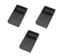 TINEASUR 3 Pcs Practical Lightweight Plastic Inkstones with Double-sided Design for Chinese Calligraphy Students, Portable Ink Slabs Suitable as Accessories