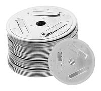 TINEASUR 30pcs Whistling Kettle Lid Sound Chip Replacement Kit for Hot Water Kettle, Stainless Steel Material, Easy to Remove, Suitable for Office and Restaurant Use