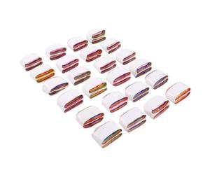 TINEASUR 36pcs Magic Mouth Coils 52ft Paper Streamer for Stage Tricks | Paper Build, Colourful Stage Lighting Effect, Resist Tangling and Breakage, Closeup Acts, School Performance