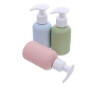 TINEASUR 3pcs 100ml Travel Body Wash Pump Container with Refillable Plastic Large Soap Dispenser, Lightweight Gel Soap Dispenser for Bathroom and Gym Sessions, Tsa Approved