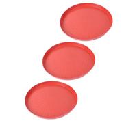 TINEASUR 3pcs Chicken Starter Plate Chick Feeding Tray for Layers Corn Feeders Poultry Accessories