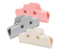 TINEASUR 3Pcs Diamond Drawing Clips Plastic Holders Multi-use Large File Resin Fixing Tools for DIY Crafting Edge Clamp Gift for Diamond Art Enthusiasts