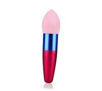TINEASUR 3pcs Red Makeup Sponge Sticks for Wet Or Dry Use, Soft Cosmetic Sponges for Cleaning up Smudges and Blending Foundation, for Professionals and DIY Users Random Color