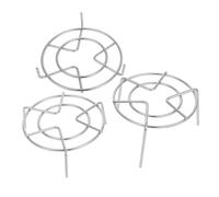 TINEASUR 3pcs Steamer Trivet Pressure Rack Stainless Steel Stable Support Easy to Clean Silver Steaming Rack for Cooking and Canning with Electric Pressure Cooker