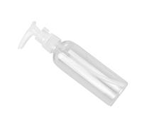 TINEASUR 4 Pack 100ml Refillable Pump Bottles, Portable Pet Pp Lotion Dispensers for Shampoo and Face Wash, Reusable Travel Containers for Hotel Bathroom Random Color