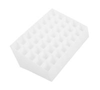 TINEASUR 40 Slots Lipstick Storage Case White Cosmetic Holder Plastic Organizer with Space Saving Design for Cosmetics and Mini Goods Suitable for Shop Counter Display