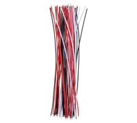 TINEASUR 45pcs Guitar Pickup Wire 22awg Shielded Instrument Cables with Metal and Rubber Material for Flexible Connections and Restoring True Sound Quality during Frequent Performances