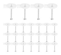 TINEASUR 45pcs Wall Fixing Tool White Abs Secure Hold for Window Screens