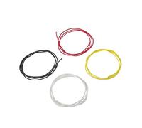 TINEASUR 4pcs Electric Guitar Pickup Wiring Harness with Braided Silicone and Copper Core Shielded Wire 106cm Patch Cord Guitar Cable for Practice and Stage Use