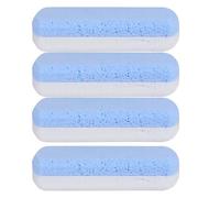 TINEASUR 4pcs Foot Dead Skin Remover Dual-Color Glass Pumice Stone Callus Remover Pedicure Tool for Foot Care and Hard Skin Exfoliation