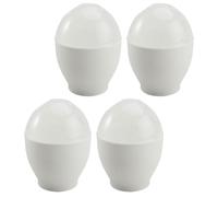 TINEASUR 4pcs Microwavable Egg Cooker Microwave Oven Egg Maker 3.73x2.55x2.55in Food Grade Pp Material Steam Poached Kitchen Breakfast Preparation