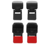 TINEASUR 4pcs Plastic Reptile Tank Latch for Rain Forest and Turtle Tanks, Sturdy and Not Easy to Deform or Break, Prevents Pet Escape, for Secure Aquarium Lid Clips
